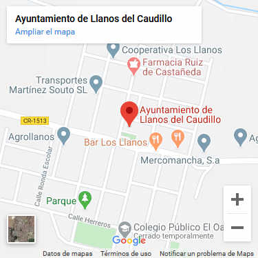 Situación Llanos del Caudillo